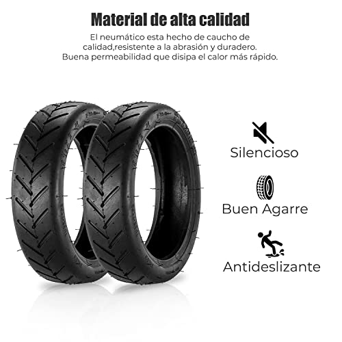 ANSENI Pneu Plein 10 Pouces (10x2.125) pour trottinette electrique
